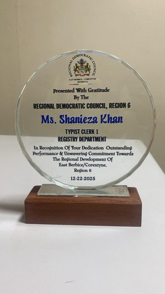 Glass Plaques